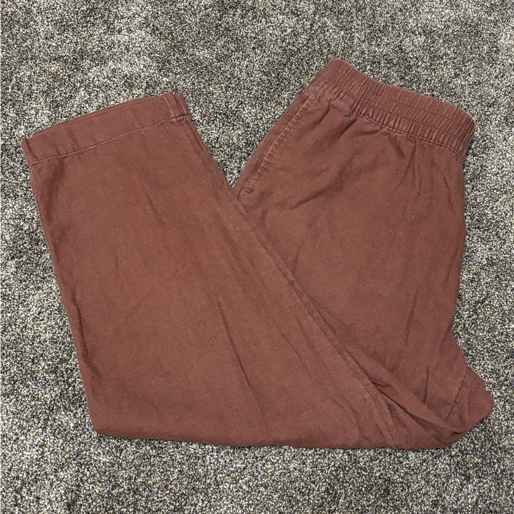 Old Navy Straight Leg Pants in Rust